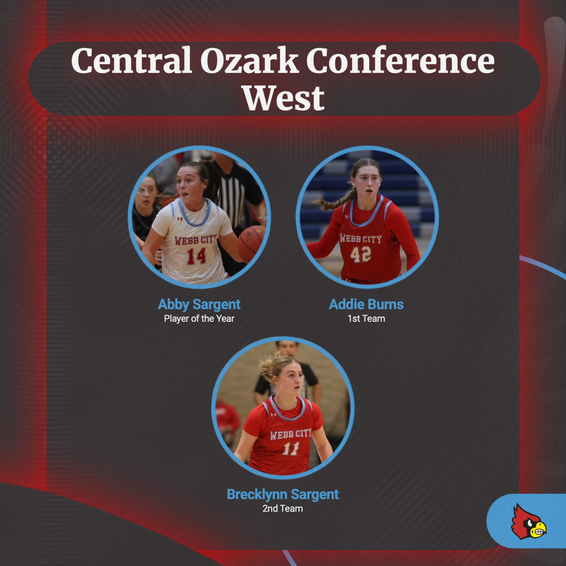 All COC West honors - Abby Sargent named Player of the Year
